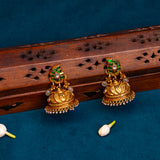 Mangao Kundan Deep Nakas Gold Plated Jhumkas