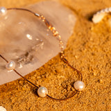 Pearl Rose gold bracelet