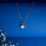 Mystical Beatle Pendant in Rose Gold