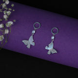 MOP Butterfly hangings in White Gold