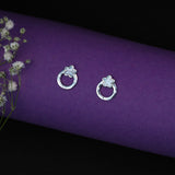 MOP Starfish studs in White Gold
