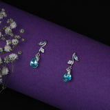 Forbidden fruit earrings in White Gold