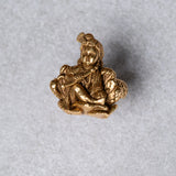 Deep Nakas Bala Krishna Ring 24kt Gold Polish