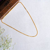 Sanke Chain in 24lkt Gold Polish Unisex