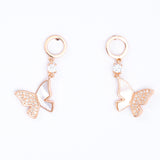 MOP Butterfly hangings in Rose Gold