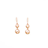 Drops of heaven earrings in Rose Gold