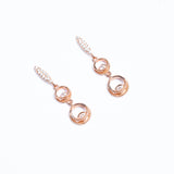 Drops of heaven earrings in Rose Gold