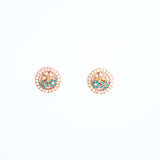 Floral studs Rose Gold