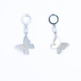 MOP Butterfly hangings in White Gold