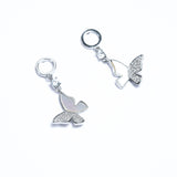 MOP Butterfly hangings in White Gold