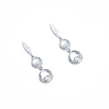 Drops of heaven earrings in white Gold