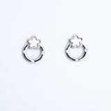MOP Starfish studs in White Gold