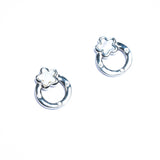 MOP Starfish studs in White Gold