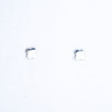 MOP Floral studs in White Gold