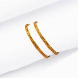 Socket churi Bangles size is 2.4 with 24kt Gold polished