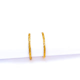 Brass Bangles size is 2.4 with 24kt Gold polished