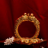 Deep Nakas Ancient Animal Bracelet For Men in 24kt Gold Polish