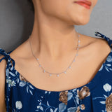 Charms Chain In White Gold (7B)