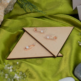 Exclusive pearl With Earrings  In Rose Gold