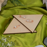 Exclusive pearl With Earrings  In Rose Gold