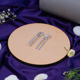 Longway to go earrings white gold