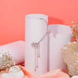 Turn all day Ear cuffs with Droplets white gold (11A)