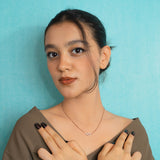 Holding on to you rose gold pendant with chain