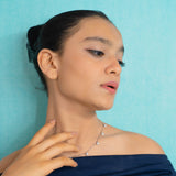 Hall of fame Pendant Chain in White Gold