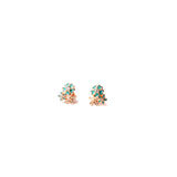 Garden of Flowers studs in Rose Gold