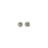 Floral studs Rose Gold