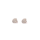 Clamp studs in White Gold