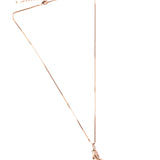 Dolphin Pendant with chain in Rose Gold