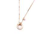 MOP Holacast Pendant and chain in Rose Gold