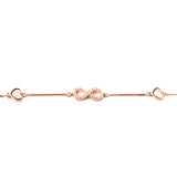 Infinity Bracelet in Rose Gold