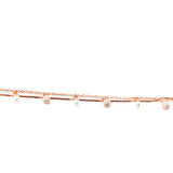 Hall of fame 2 layeres Bracelet in Rose Gold
