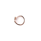 Fish Tail Ring in Rose Gold