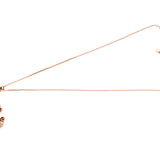 Cat Eye World of hearts studded with cz Rose Gold
