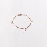 Charms bracelet in Rose Gold