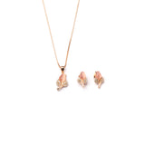 Flower Blossom earrings in Rose Gold